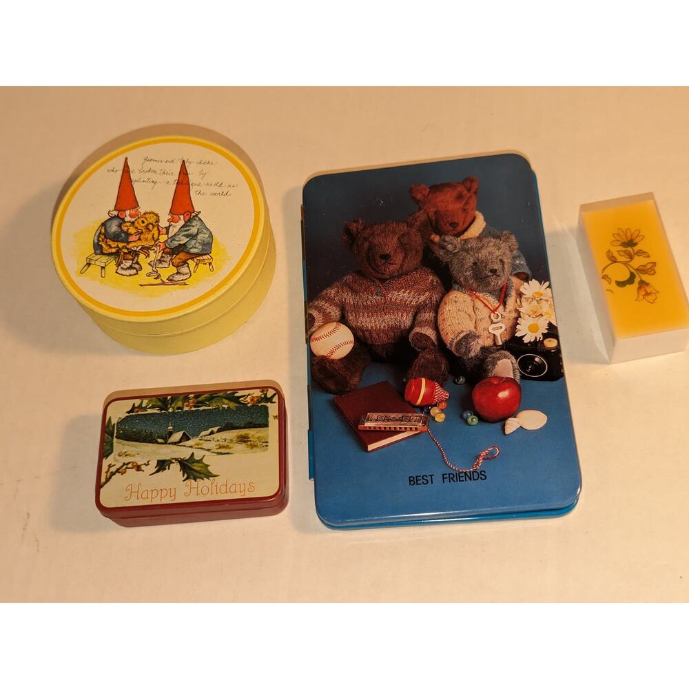 Junk Drawer Vintage Collectible Toys Pez No Feet Disney Minnie Mouse Tin - Picture 5 of 10